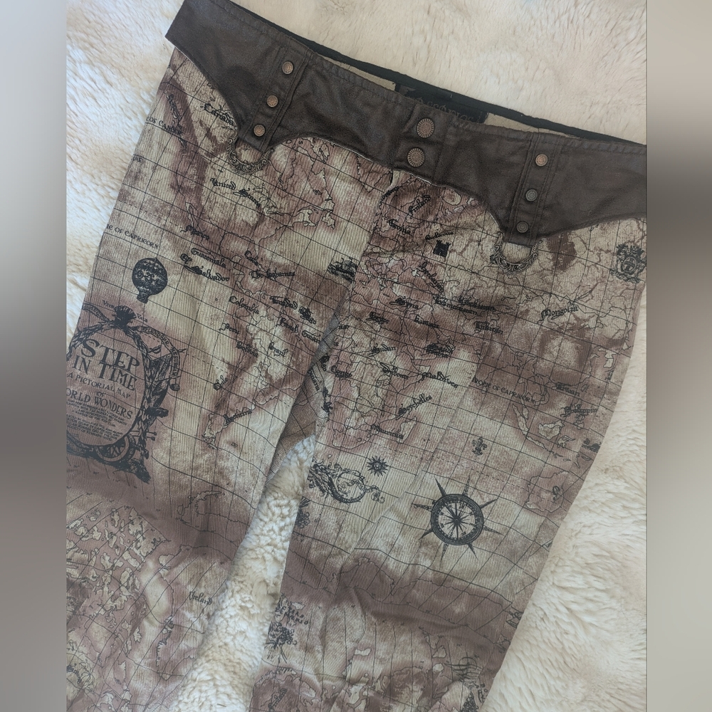 Vintage Lip Service Lace Up Pants - Picture 6 of 11